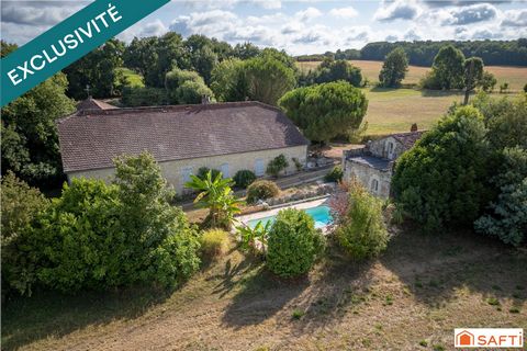 Propriété en pierre 165m2 avec piscine, garages