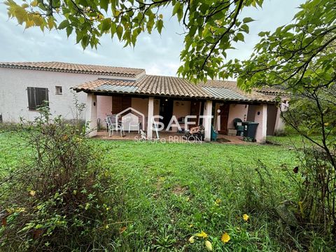 villa de plain pied sur joli terrain