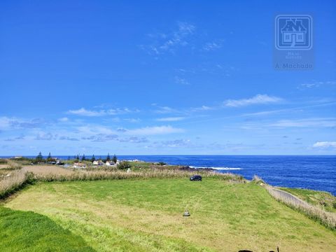 Land (rustic building) with 5,440 m2, located about 700 meters from the natural pools of the Monasteries, Ponta Delgada, with excellent location, facing the seafront (providing an excellent view of the sea, mountain and coast), with good road access ...