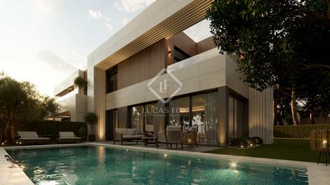 Lucas Fox is proud to present Tribeca Pozuelo, a gated boutique development with luxury semi-detached villas, with a single access and security checkpoint at the entrance, in La Pinada, one of the best new areas of Pozuelo. The development has all th...