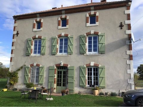 Nestled within its 5.08ha of pastureland, this recently renovated Maison de Maître is sure to grab the hearts of those who dream of having their own horses at home, especially when you can see your horses from every single window! Downstairs there is...