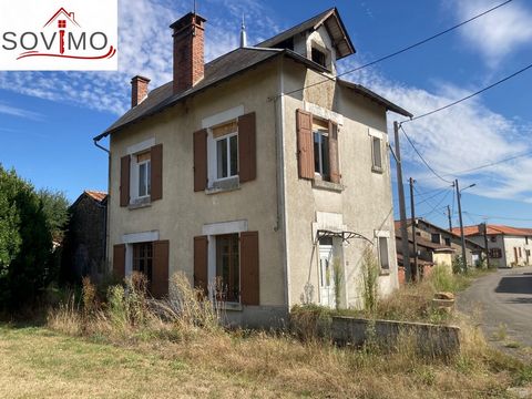 REF. 34548: €29,000 excluding VAT, Brillac (16), EXCLUSIVITY! In a hamlet, old country house to renovate, semi-detached, for residential use, approx. 104 m2 usable: kitchen, living room, living room with toilet, (fireplace), 1 bedroom, 1 room to reno...