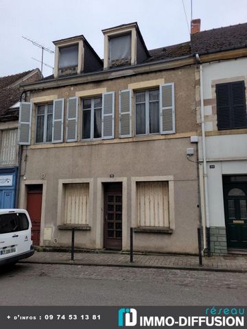 Fiche N°Id-LGB149502 : Châteaumeillant, City Centre sector, House of about 160 m2 including 10 room(s) including 5 bedroom(s) + Land of 420 m2 - View: Unobstructed view? the back. - Construction of local stones - Ancillary equipment: garden - courtya...