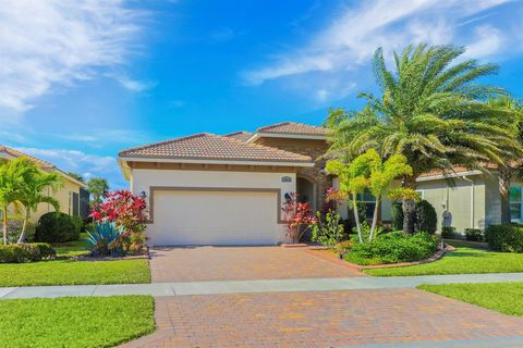 Experience resort-style living in this captivating Pool Home nestled within the gated community of Verano at PGA Village. Professionally designed and furnished, this home offers picturesque views of the serene lake. Constructed with CBS materials and...