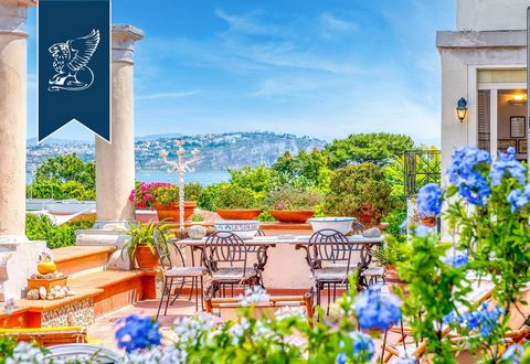 On the enchanting island of Procida, in the heart of the Gulf of Naples, there is this lavish Bourbon-period estate for sale. Located in a high position overlooking the sea, this two-storey villa measures 310 sqm and offers a 6,500-sqm leafy park. Th...