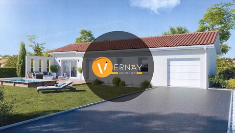L'agence VERNAY IMMOBILIER à le plaisir de vous présenter sur la commune de Diémoz, Un projet de construction d'une maison individuelle de plain pied de 84.09 m2 sur un terrain de 922 m2 Elle se compose d'une entrée donnant accès à une cuisine de 6.0...