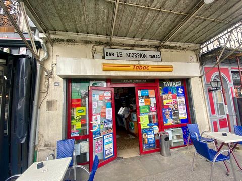Located in the town of Marmande (47), in a village in Lot-et-Garonne. This business of approximately 90m2 is ideally located opposite the station and close to other businesses. With its diversified activities such as tobacco, bar, lotto, PMU, take-aw...