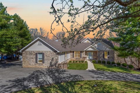 Enjoy the breathtaking view of Chesterfield Valley at this incredible 4 bed, 3 bath ranch on 3+ private acres in Wildwood. You enter this home to soaring cathedral ceilings and a wall of windows, giving an amazing view and drenching the home in natur...