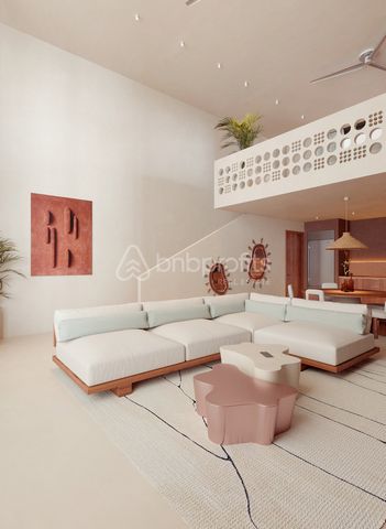 Unmatched Elegance: 1-Bedroom Mezzanine Apartment Close to the Heart of Canggu Price at USD 99,000, leasehold until 20 years Completion on Q1 2025 Tucked away in Kerobokan’s peaceful corner, you’ve stumbled upon a mezzanine apartment that’s the talk ...
