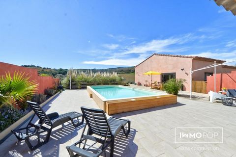 Immo-pop, the fixed-price real estate agency, offers you a house of 167m² on a plot of 1725m², located on Chemin de la Fontaine in Ajac. This house, recent from 2020, benefits from a southern exposure and without any vis-à-vis in a natural setting, b...