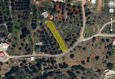 Located in Agios Nikolaos. Building plot of 485 m2, nicely positioned in the quiet and peaceful rural area of Kroustas, south-west of Agios Nikolaos, Crete. From its elavated position about 500 meters above sea level, the plot enjoys unobstructed vie...