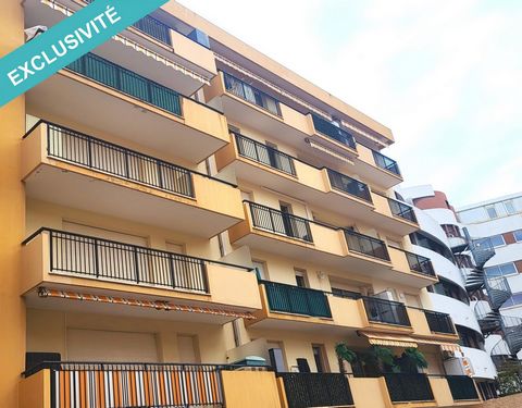 A RENOVER Appartement T1 de 28m2 carrez avec parking privatif dans une résidence sécurisée - 5 minutes à pied plage, commerces et Casino - JUAN LES PINS
