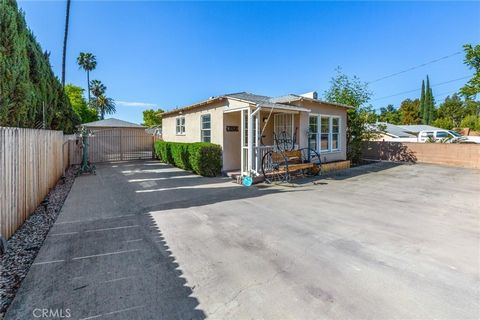 Welcome to your charming new abode nestled in historic San Dimas! This delightful two-bedroom, one-bathroom home exudes character and awaits your personal touch. Step inside to discover recently installed wood-like laminate flooring complemented by f...