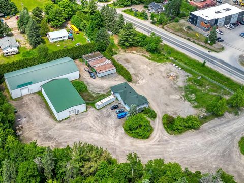 Zone C-3 (commercial/light industrial), 3.5 acres, directly on route 364, excellent visibility, flat lot, two huge warehouses, an office with large open concept area (showroom/store). Tons of storage space, huge potential for numerous types of busine...