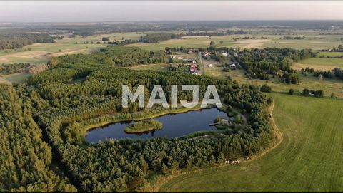 For sale a very attractive plot of land with its own lake and forest ! Ideal for a residence !- location : in the village of Łęgi, commune of Dobra.- area 162,888 m2.- on the film shown only 9 ha. -- Irregularly shaped land plot.- access to the plot ...