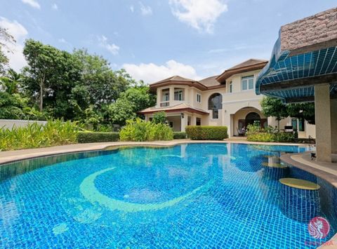 Welcome to this stunning 6-bedroom pool villa conveniently nestled in Kathu, near the prestigious Phuket Country Club. Perfectly positioned for easy access to various amenities, this luxurious villa offers the epitome of modern living in a tranquil s...