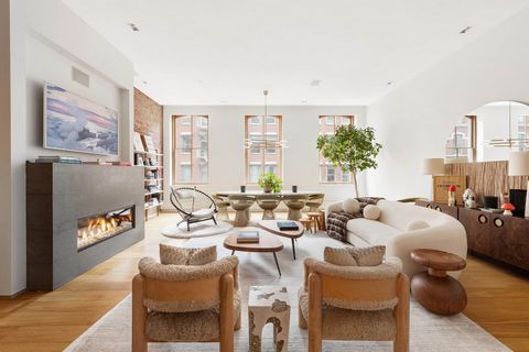 Welcome to 55 Warren St, #3, a stunning full-floor loft, in a discreet 4-unit condominium, with private keyed elevator and part-time doorman. Offering over 3,600 sq ft, three bedrooms, and three and a half bathrooms, in prime Tribeca - this home is t...