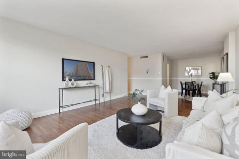 Enjoy everything city living has to offer in this spacious 1-bedroom, 1-bath condo on the 6th floor of the sought-after Saint Paul at Chase building. As the largest 1-bedroom floor plan available, this unit offers a generous layout with hardwood floo...