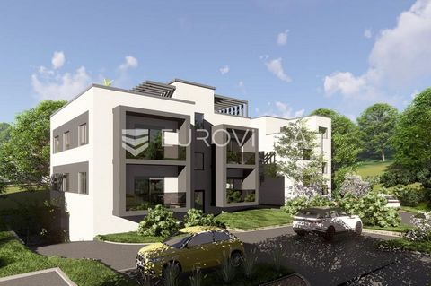 Zagreb, Dubrava, four-room apartment NKP 93,62 m2 on the first floor of a luxury building marked P1 under construction. The apartment labeled S2 consists of an entrance hall, a living room with a dining room and kitchen, three bedrooms, a bathroom an...