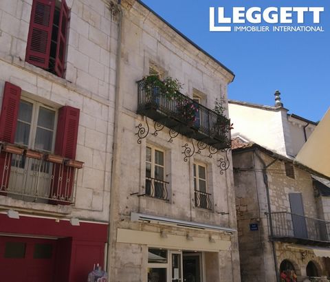 A34090LAL24 - Attractive potential shop space and apartment in the heart of Brantôme with views of the Abbey. Brantôme-en-Périgord is a busy tourist town with two weekly markets and many local events. Potential investment property. Information about ...