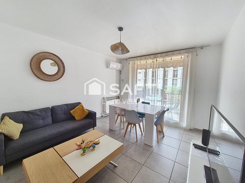 Appartement 60 m² + cave + extérieur Dans une résidence fermée de Salon de Provence, à 10 minutes à pied du centre ville, appartement de 60 m² situé au rez-de-chaussée surélevé. Le bien comprend: une entrée, un salon avec climatisation réversible et ...