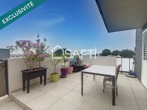Appartement 3 chambres de 78 m² vendu loué - grande terrasse, parking, jardin partagé.