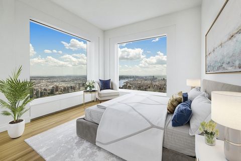 This spacious 4,028 square foot, three-bedroom residence with library and 4.5 baths is a spectacular oasis from which to view the city. The apartment features 12'-6' ceilings, expansive 10x10 windows with stunning Eastern, Northern and Southern expos...