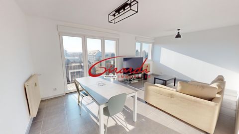 KINGERSHEIM CENTRE , APPARTEMENT RÉNOVÉ DE 59 M2 UNIQUEMENT CHEZ GIRARDI IMMOBILIER VISITE VIRTUELLE DISPONIBLE Situé au 3 ème et dernier étage sans ascenseur Entrée, une belle cuisine équipée indépendante, un séjour pouvant être scinder pour créer u...