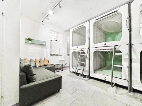 Just spaced out! The two basement units impress with modern furnishings and clever use of space. Through the anteroom you reach the spacious sleeping area with modern sleeping capsules. A shower and toilet are available in the respective units. Floor...