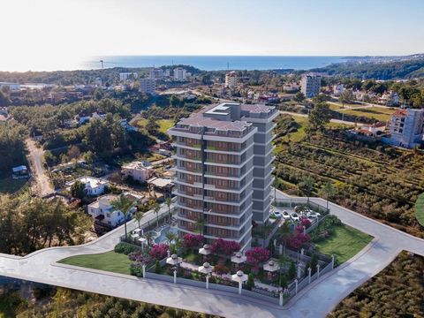 ALANYA/AVSALLAR MEER 1600 MT. ABSTAND 1+1, 58 m2 2 ETAGEN HALLENBAD, AUSSENPOOL, FITNESS, SAUNA, TÜRKISCHES BAD, GENERATOR, PORTIER, 24/7 SICHERHEIT-24/7 ÜBERWACHUNGSKAMERA, TENNIS- UND BASKETBALLPLATZ, GRILLPLATZ, PARKPLATZ.. NEUBAU BITTE KONTAKTIER...