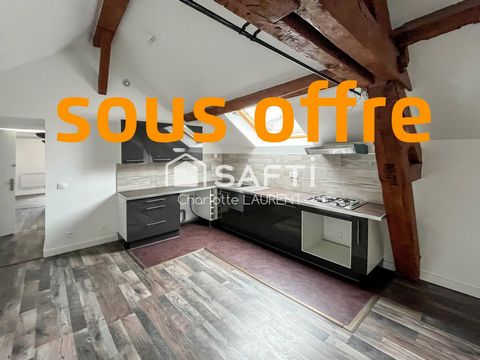 Appartement atypique sous combles 2 chambres, 57m2