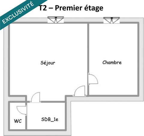 Appartement T2 avec potentiel – Centre historique