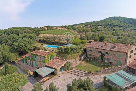 Exclusive property for sale in Tuscany, in the municipality of Arezzo, a few minutes from the historic centre. Casale Valentino, stands in a hilly position in the Tuscan countryside. The farmhouse covers an area of approximately 790 sqm on 3 levels. ...