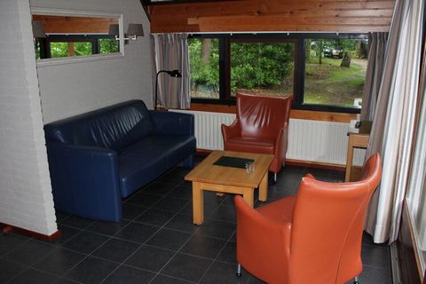 This nice, detached bungalow is located at the edge of the forest in Holiday Park Herperduin. The living room features a flatscreen TV and underfloor heating. The kitchen is fully equipped and includes a dishwasher and microwave. On the ground floor,...