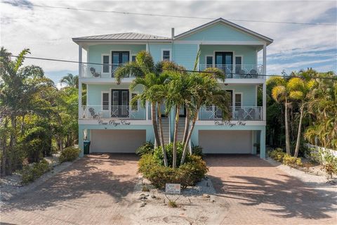 Discover coastal opulence in this exceptional 4-bedroom, 3.5-bath half-duplex nestled in the coveted Bradenton Beach, mere steps from the Gulf of Mexico, providing breathtaking ocean vistas. The expansive open floor plan, enriched by vaulted ceilings...