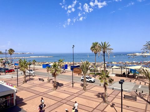 Located in Fuengirola. FIRST LINE BEACH large family friendly apartment with amazing panoramic sea & coast views! Perfectly located only a few steps away from all amenities & very central right in heart of Fuengirola, close to the marina, restaurants...