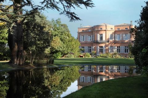 This magnificent chateau, built in 1818 and listed as a 'monument historique' is situated 30 minutes from Toulouse and has recently undergone a major renovation, showcasing a harmonious blend of historical charm and modern luxury. The attention to de...
