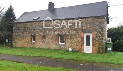 House of 95 m² in VILLEDIEU LES POELES (50800), offering on the ground floor a fitted kitchen, a living room with fireplace, a bathroom with WC, a small bedroom or office. Upstairs, with independent access, two bedrooms, a living room with kitchen ar...