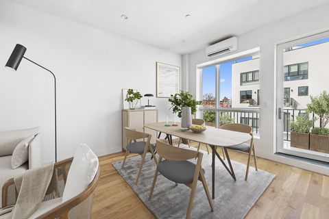 5.875% financing for qualified buyers from Valley National Bank Community Plus Program Welcome to this exceptional new residence in the vibrant neighborhood of Brooklyn. This remarkable two-bedroom, one & 1/2 bath condominium is situated on a peacefu...