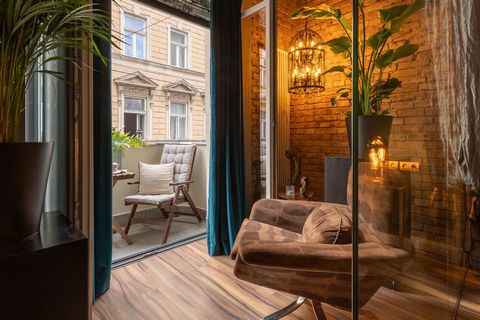 Beautifully renovated luxury apartment for rent in the popular downtown district of Budapest, in Szív Street. The apartment is very spacious, comfortable and extremely well suited to an elegant urban lifestyle. It has a fully equipped kitchen with bu...