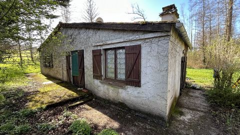 Hamlet house to renovate with 58 m² of living space including living room, kitchen, bathroom and bedroom. Set on a 1633 m² plot bordered by a stream, it could become your future holiday home. Price including agency fees : 36.000 € Price excluding age...
