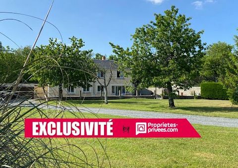 Stéphanie DRONNE vous propose en EXCLUSIVITE cette grande maison familiale de 189 m² située à la campagne à 2 mn de La Fontaine Saint-Martin, à 5 kms de Cérans-Foulletourte, et à 6 kms de Courcelles la Forêt. Grande demeure comprenant : Au rez-de-cha...
