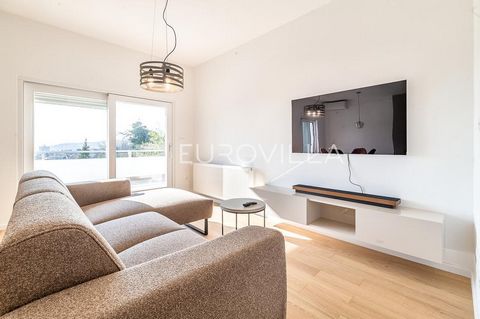 Zagreb, Pantovčak, a luxurious two bedroom apartment for rent with a spacious terrace on the high ground floor of a quality building. First rent, fully renovated smart home, superbly equipped and furnished apartment in an ideal location. It consists ...