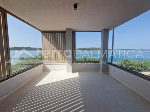 In Srima, next to Vodice, a luxury penthouse is for sale, first row to the sea. It extends over two floors and offers a beautiful, unforgettable view of the sea, islands and surroundings.  It is located on the second floor and the attic, interconnect...