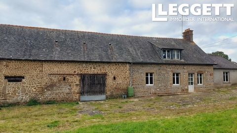 A33988AFE53 - Fantastic opportunity to create your perfect home in the pretty Mayenne countryside yet less than 1km from the popular village of Montaudin with its shops, bars and restaurant. The cottage consists of a large open downstairs space of 55...