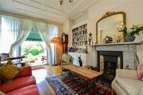 An elegant, Edwardian five-bedroom family home set within the Streatham Common Conservation area, with off street parking and a lovely garden.