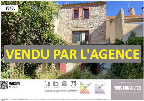 - CETTE MAISON A ETE VENDUE PAR L'AGENCE A CE JOUR - A RIVESALTES, dans le centre du village, à seulement 5 minutes de PERPIGNAN. L'agence CASTING IMMOBILIER vous propose un très beau projet immobilier à réaliser. Maison de village deux faces, élevée...