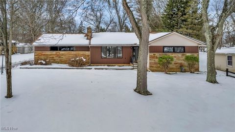 Discover mid-century modern elegance in this meticulously maintained ranch home, nestled on a sprawling 0.86-acre leveled lot conveniently located minutes from shopping, restaurants, parks, highways, and the highly acclaimed North Royalton School Sys...