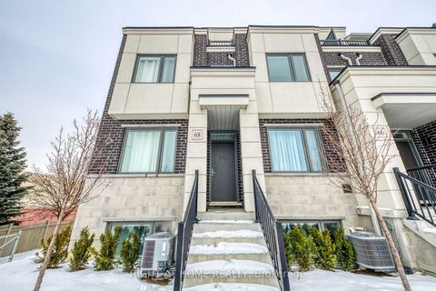 Fully upgraded 3-Storey Townhome In A Very Desirable Neighborhood! Open Concept Layout- END unit townhouse, offering an exquisite unit townhouse that seamlessly combines the spaciousness of a townhouse with the allure of a semi-detached home. This 23...