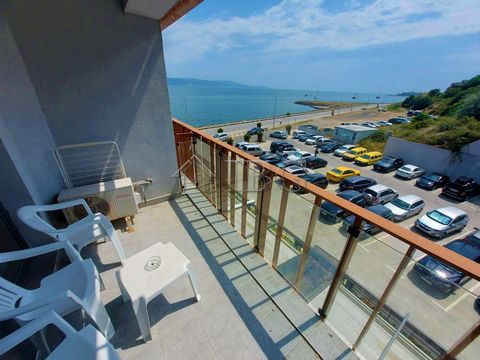 Unfurnished One-Bedroom Apartment in Paradiso Complex, First Line, Nessebar Area: 64 m² Floor: 3rd of 6 Elevator: Yes View: Sea Exposure: Northeast Distance to the Beach: 15 meters Distance to the Airport: 20 km (15 minutes by car) Furnishing: No Yea...